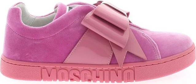 Moschino Bow-Detailed Slip-On Sneakers
