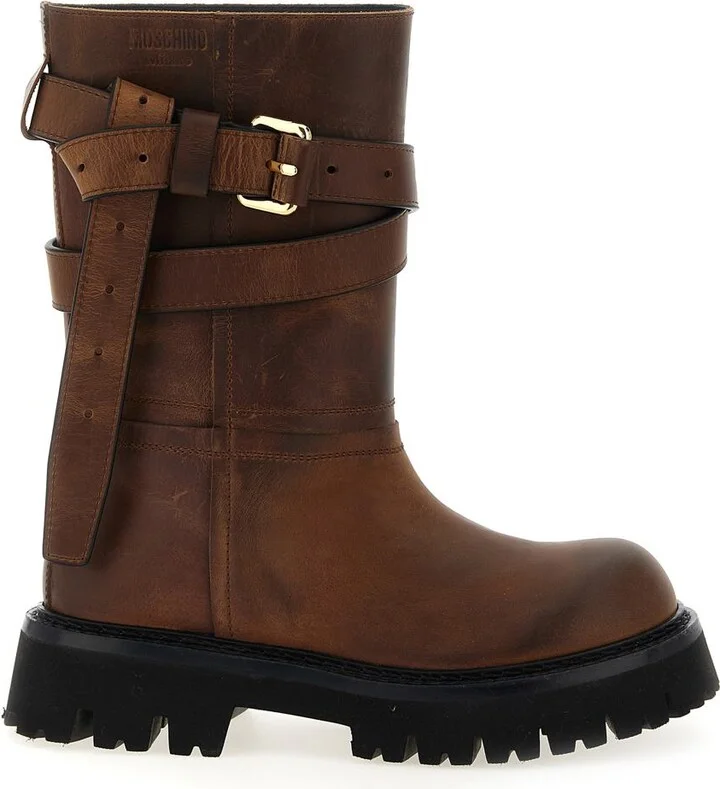 Moschino 'Brick' Boots