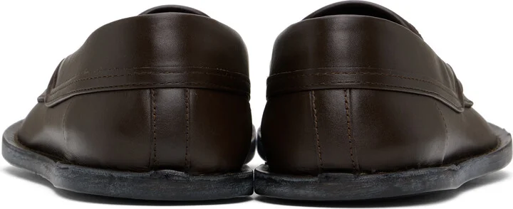 Moschino Brown Desert College Loafers - Image 2