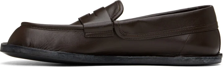 Moschino Brown Desert College Loafers - Image 3
