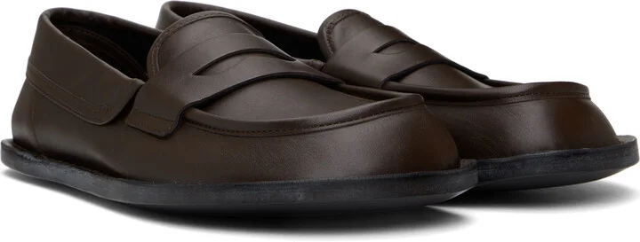 Moschino Brown Desert College Loafers - Image 4