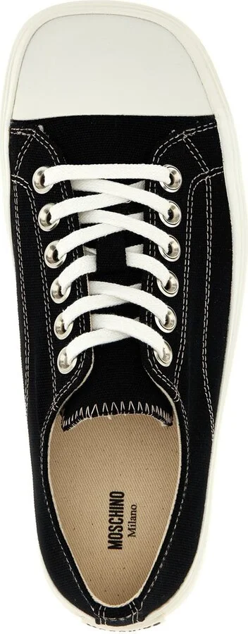 Moschino Canvas Sneakers - Image 4