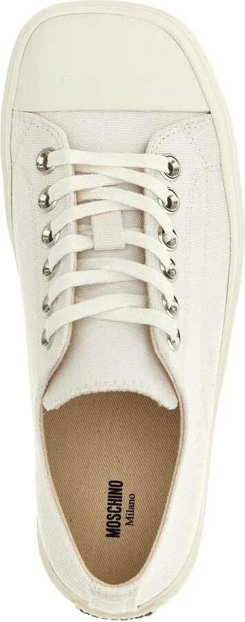 Moschino Canvas Sneakers - Image 4