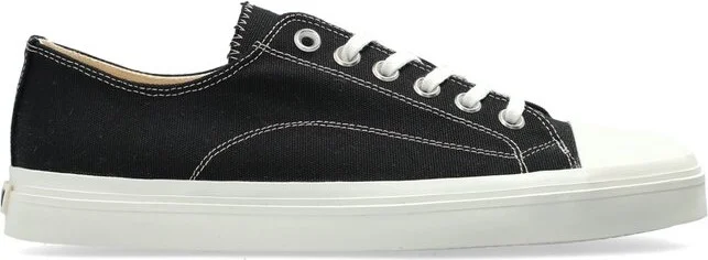 Moschino Contrast-Stitched Lace-Up Sneakers