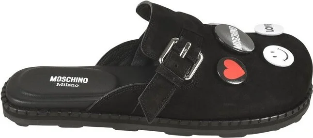 Moschino Embellished Buckled Sandals