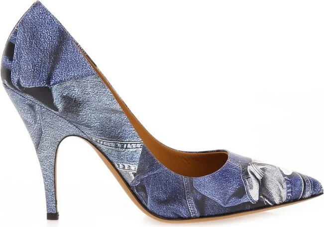 Moschino Jeans Denim Pumps
