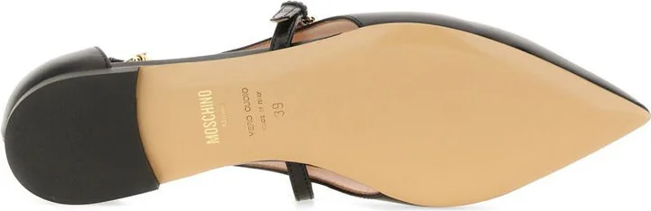 Moschino Leather Ballerina - Image 6