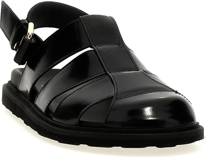 Moschino Leather Sandals - Image 2