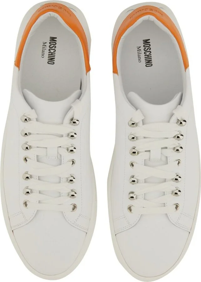 Moschino Leather Sneaker - Image 4