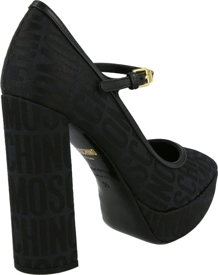 Moschino Leather-Trim Pump - Image 2