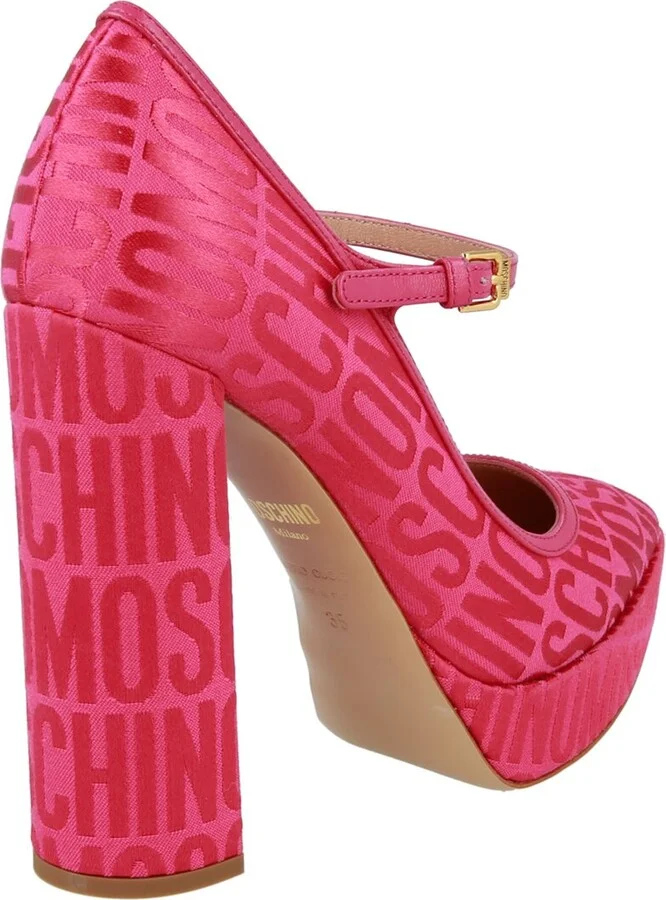 Moschino Leather-Trim Pump - Image 2