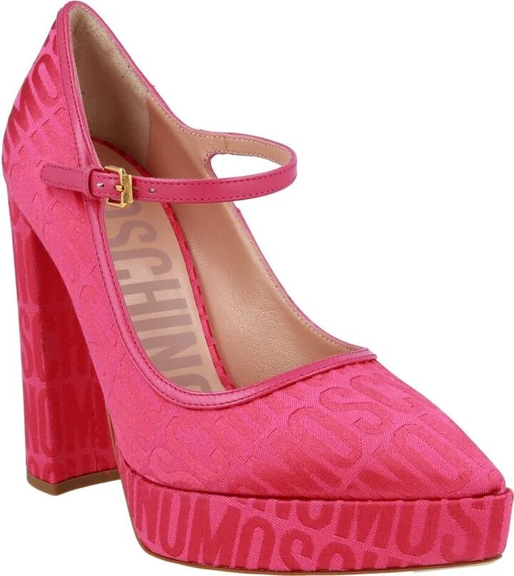 Moschino Leather-Trim Pump