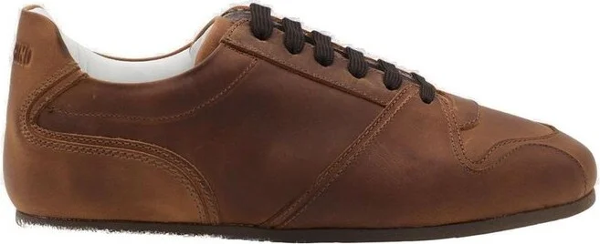 Moschino Logo Embossed Sneakers