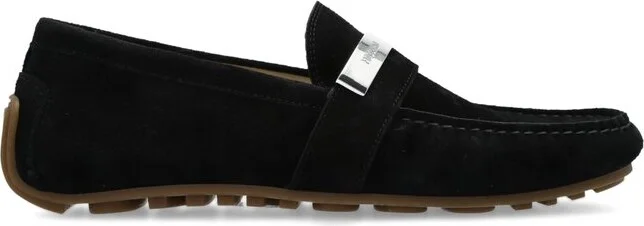 Moschino Logo Engraved Loafers