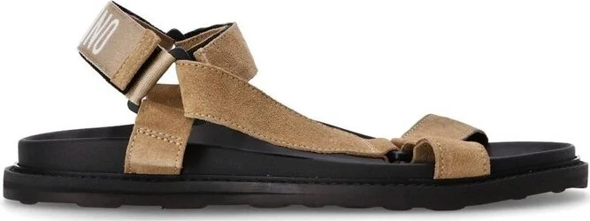 Moschino Logo-Jacquard Touch-Strap Fastened Sandals