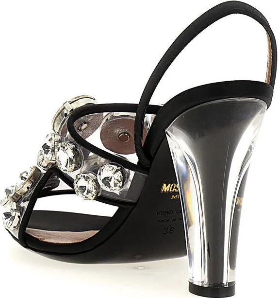 Moschino Maxi Crystal Slingbacks - Image 3