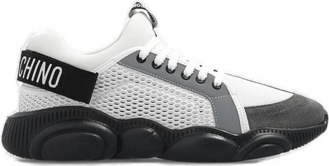 Moschino Mesh Panelled Teddy Sole Sneakers