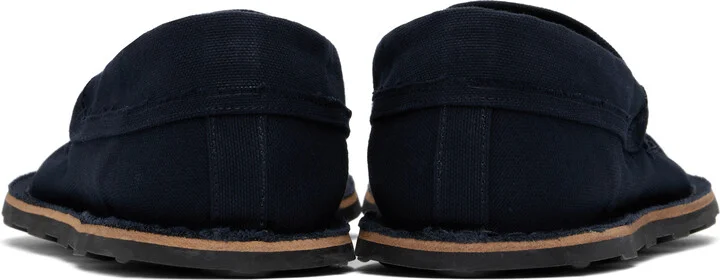 Moschino Navy Desert College Loafers - Image 2