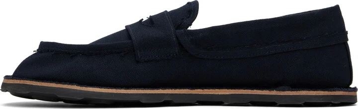 Moschino Navy Desert College Loafers - Image 3
