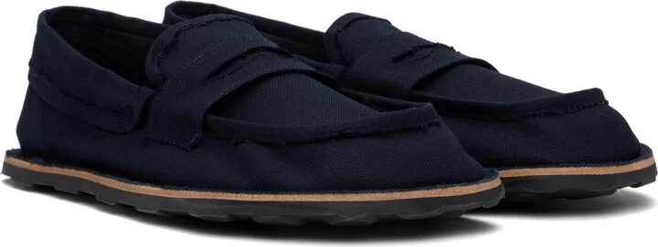 Moschino Navy Desert College Loafers - Image 4