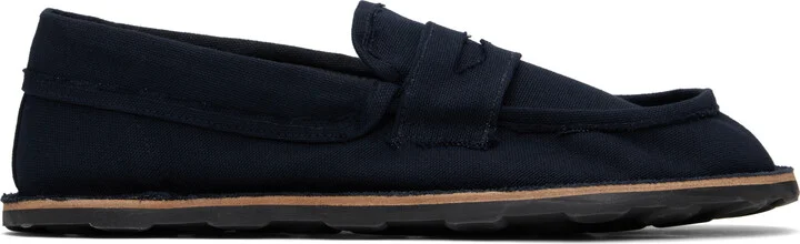 Moschino Navy Desert College Loafers