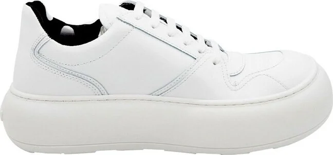 Moschino Round Toe Lace-Up Sneakers
