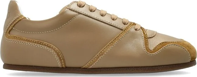 Moschino Round Toe Low-Top Sneakers