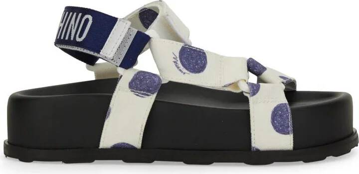 Moschino Sandal With Logo