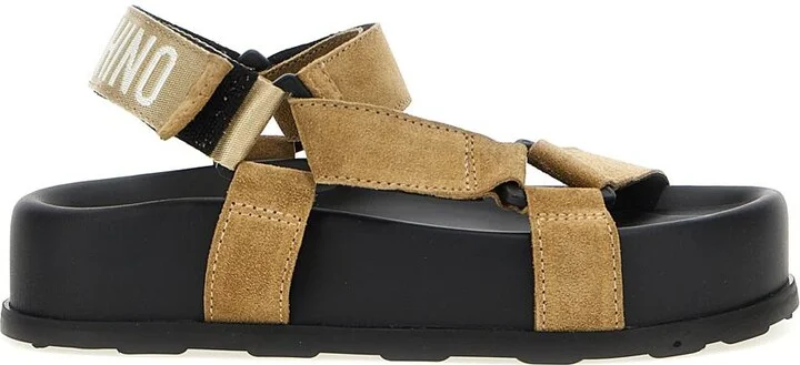 Moschino Suede Sandals