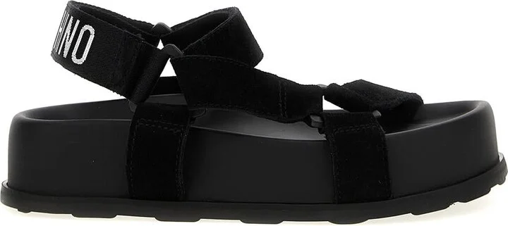 Moschino Suede Sandals