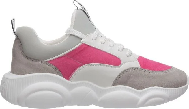 Moschino Teddy Lace-Up Sneakers