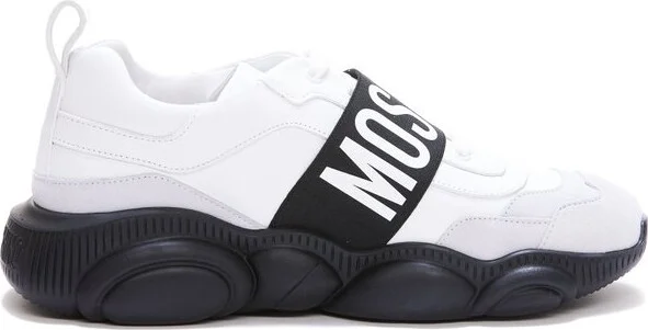 Moschino Teddy Logo Band Sneakers