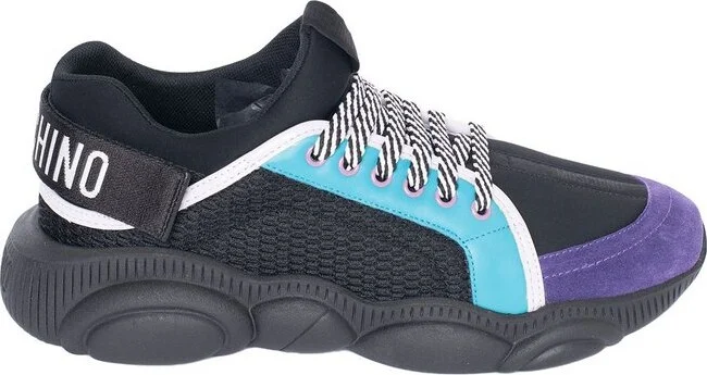 Moschino Teddy Strap Detailed Sneakers