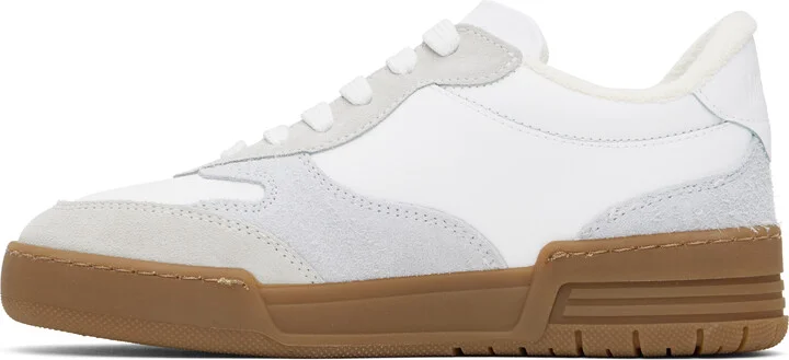 Moschino White & Gray Streetball Sneakers - Image 3