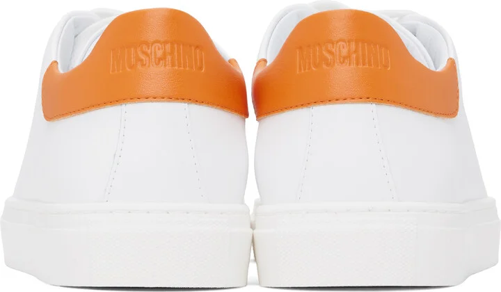 Moschino White 'Moschino's' Sneakers - Image 2
