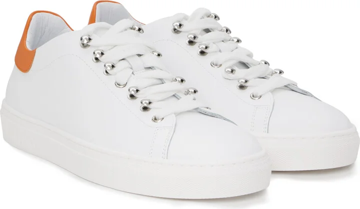 Moschino White 'Moschino's' Sneakers - Image 4