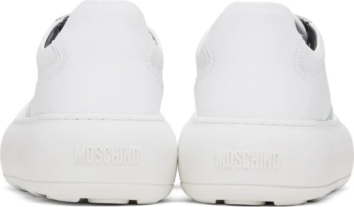 Moschino White Ollie Sneakers - Image 2