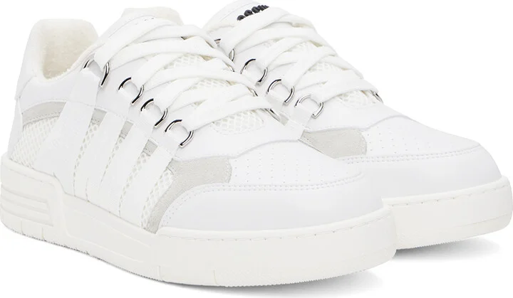 Moschino White Streetball Sneakers - Image 4