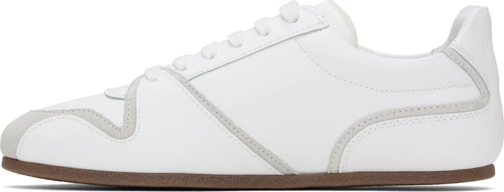 Moschino White Tennis Sneakers - Image 3