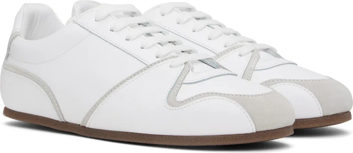 Moschino White Tennis Sneakers - Image 4