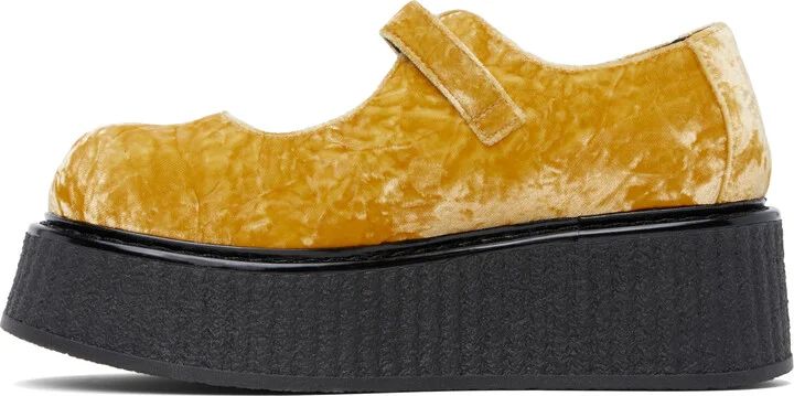 Moschino Yellow Olivia Loafers - Image 3