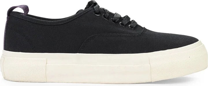 Mother Canvas Black White Sneakers