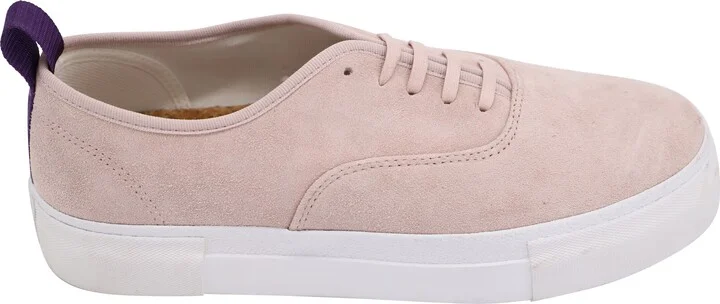 Mother Sneakers in Pink Suede