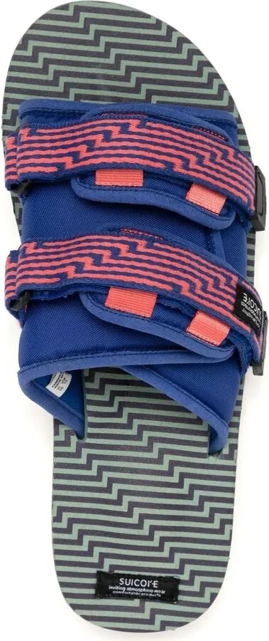 MOTO jacquard touch-strap sandals - Image 4