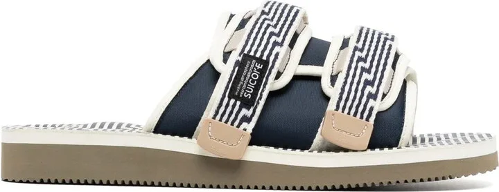 MOTO jacquard touch-strap sandals