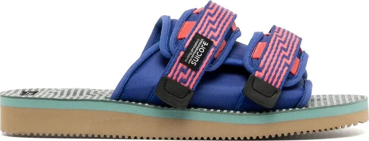 MOTO jacquard touch-strap sandals