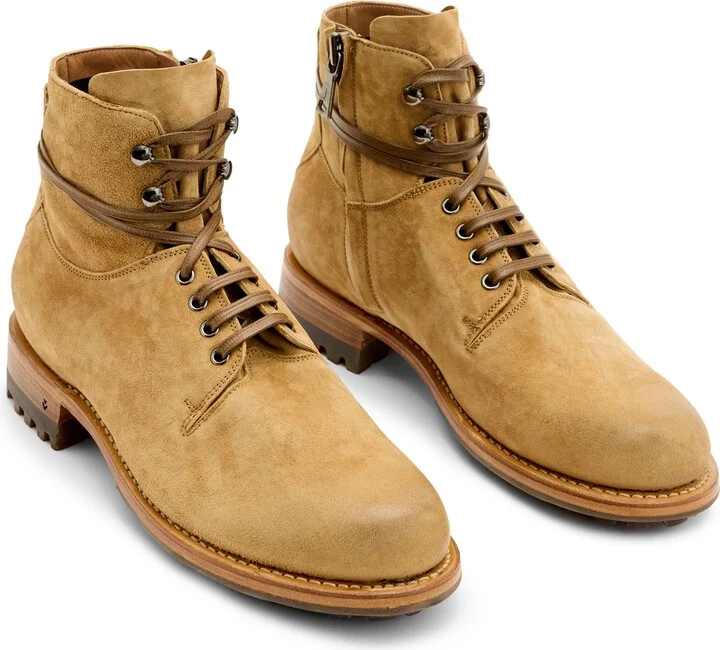 Moto Lace-Up Boot