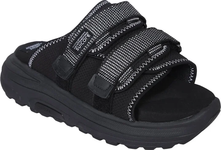 Moto Run 2 Black Sandals - Image 2