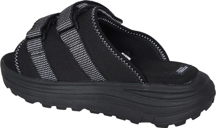 Moto Run 2 Black Sandals - Image 3