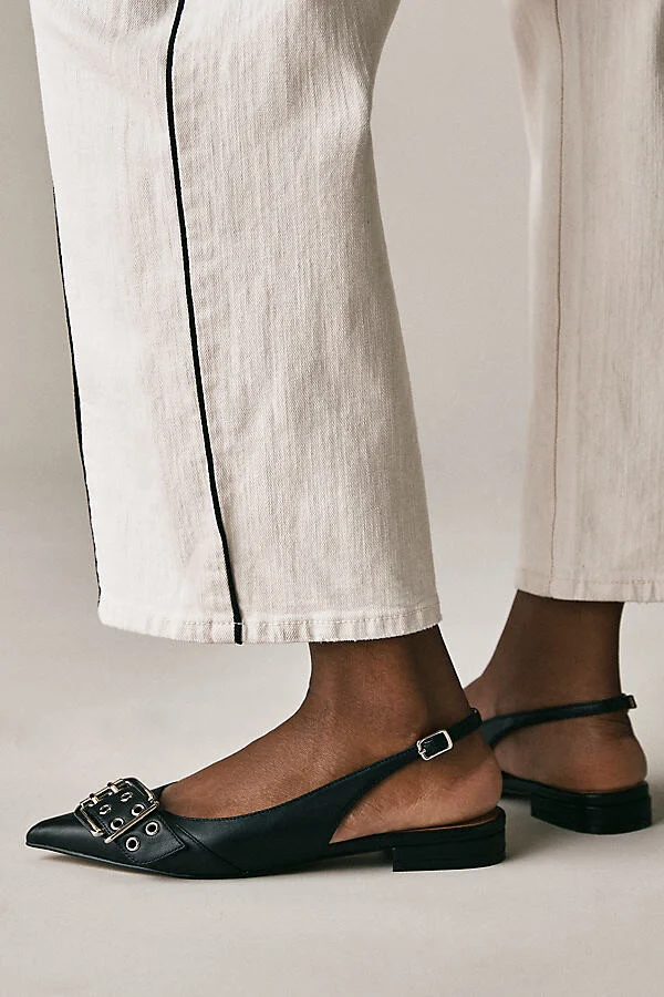 Moto Slingback Flats - Image 2